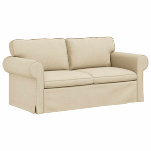 Creme Stoff Sofa Set, 2-teilig