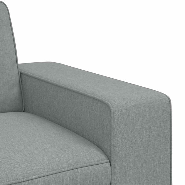 Hellgraues 2-teiliges Sofa-Set