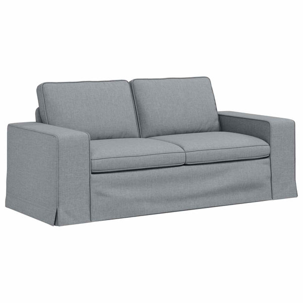 Hellgraues 2-teiliges Sofa-Set