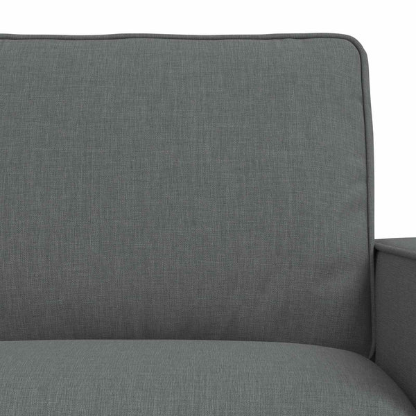 Dunkelgraues 2-teiliges Sofa-Set
