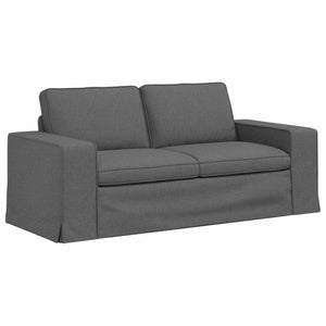 Dunkelgraues 2-teiliges Sofa-Set