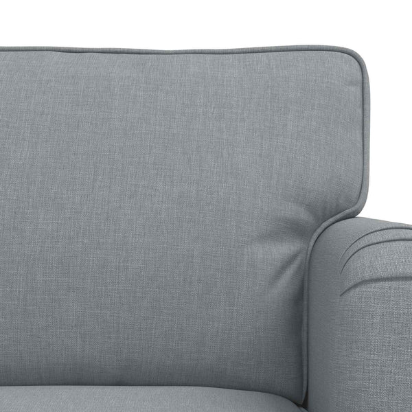 2-teiliges Sofa-Set Hellgrau