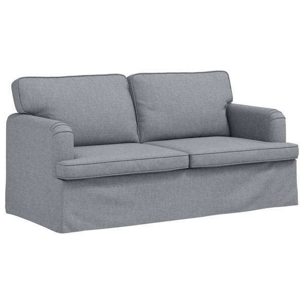 2-teiliges Sofa-Set Hellgrau
