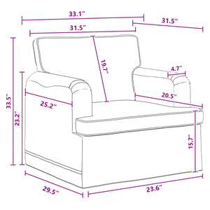 Dunkelgraues Sofa Set, 2-teilig