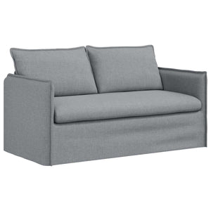 Hellgraues 2-teiliges Sofa-Set