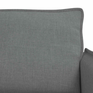 Dunkelgraues 2-teiliges Sofa-Set
