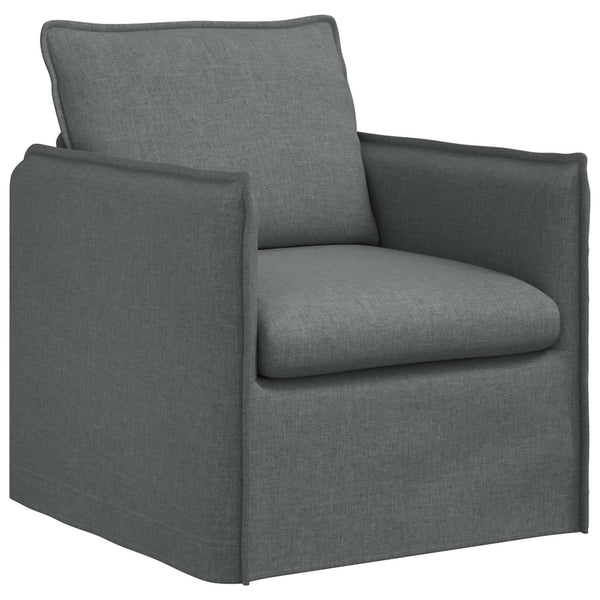 Dunkelgraues 2-teiliges Sofa-Set