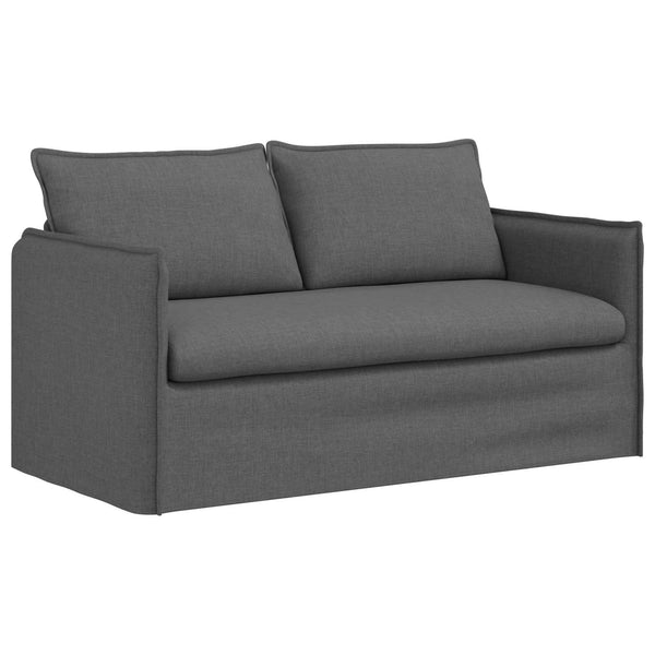 Dunkelgraues 2-teiliges Sofa-Set