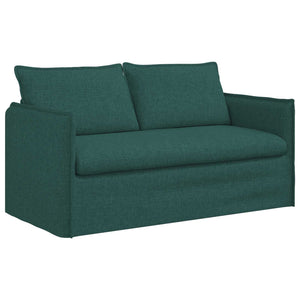 Dunkelgrünes 2-teiliges Sofa-Set