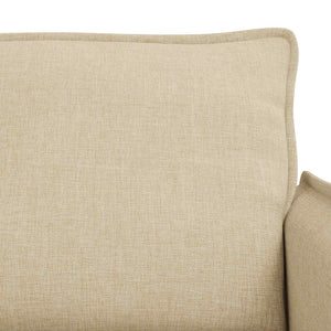 Creme Stoff Sofa Set, 2-teilig
