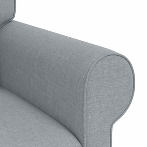 Hellgraues 2-teiliges Sofa-Set
