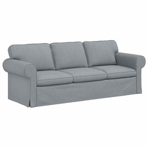 Hellgraues 2-teiliges Sofa-Set
