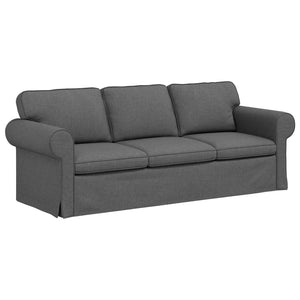 Dunkelgraues 2-teiliges Sofa-Set