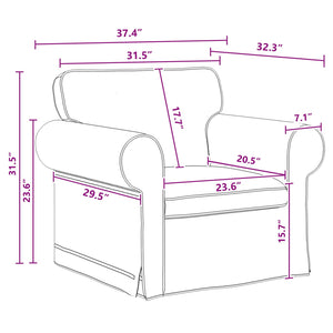 Dunkelgraues 2-teiliges Sofa-Set