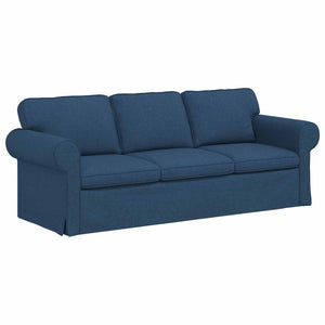 Blaues 2-teiliges Sofa-Set