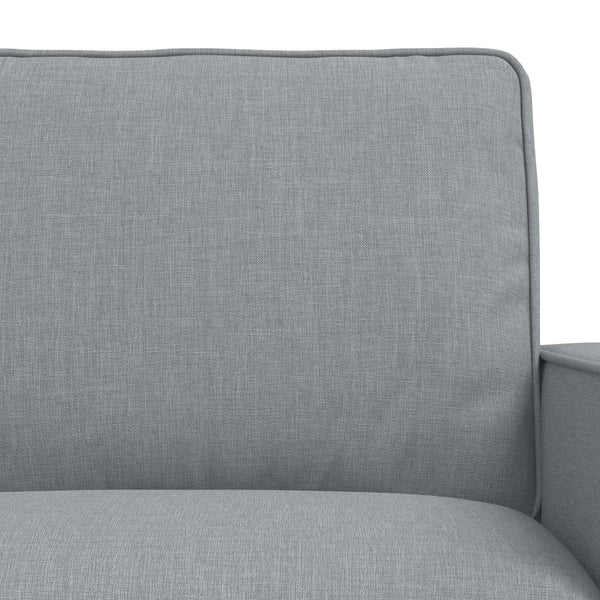 2-teiliges Sofa-Set Hellgrau