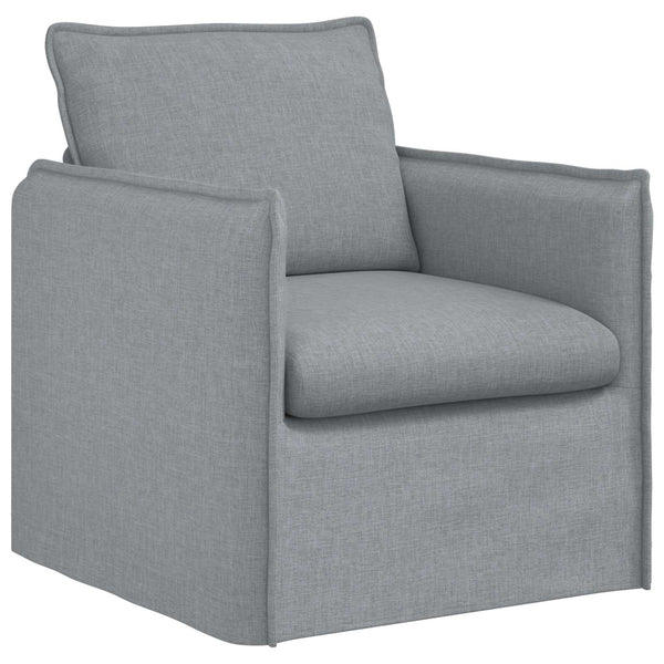 Hellgraues Sofa-Set, 2-teilig