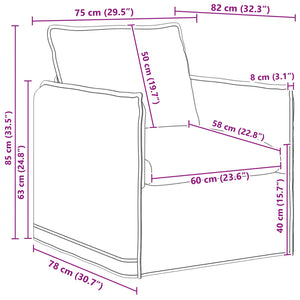 Sofa Set 2-teilig Taupe Stoff