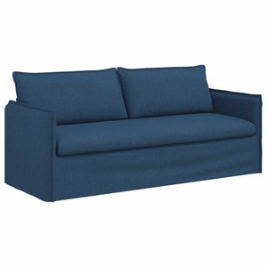 Blaues 2-teiliges Sofa-Set