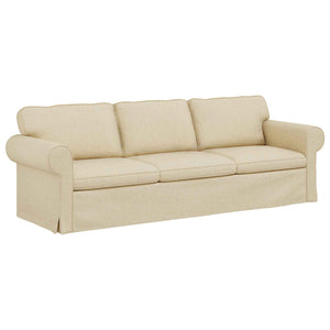 Creme Stoff Sofa Set, 2-teilig