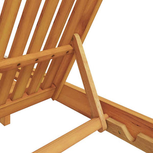 Sonnenliege Akazie Holz Braun