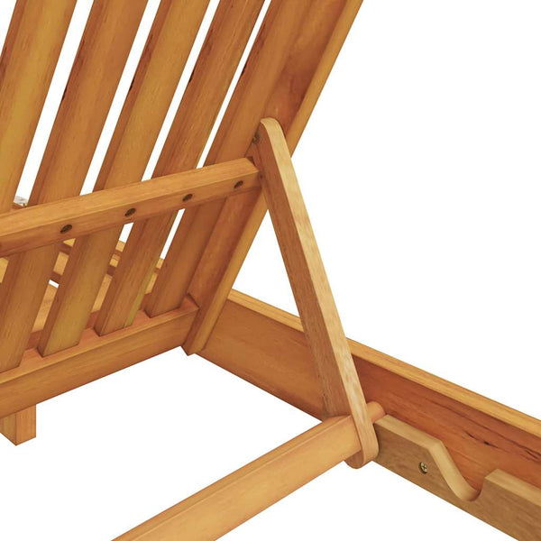 Sonnenliege Akazie Holz Braun