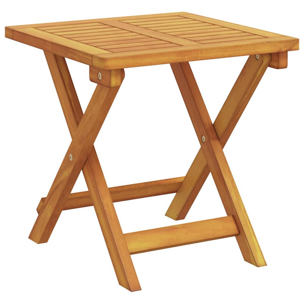 Akazienholz Sonnenliege mit Kissen, Beige