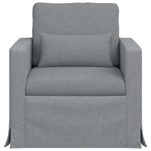 Hellgraues Stoffsofa 78x78x80 cm