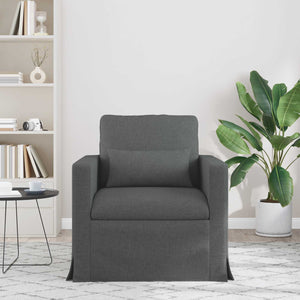 Dunkelgraues Stoffsofa 78x78x80cm