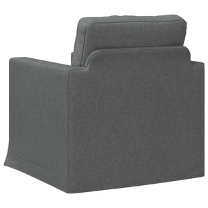 Dunkelgraues Stoffsofa 78x78x80cm