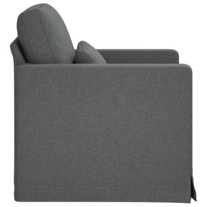 Dunkelgraues Stoffsofa 78x78x80cm