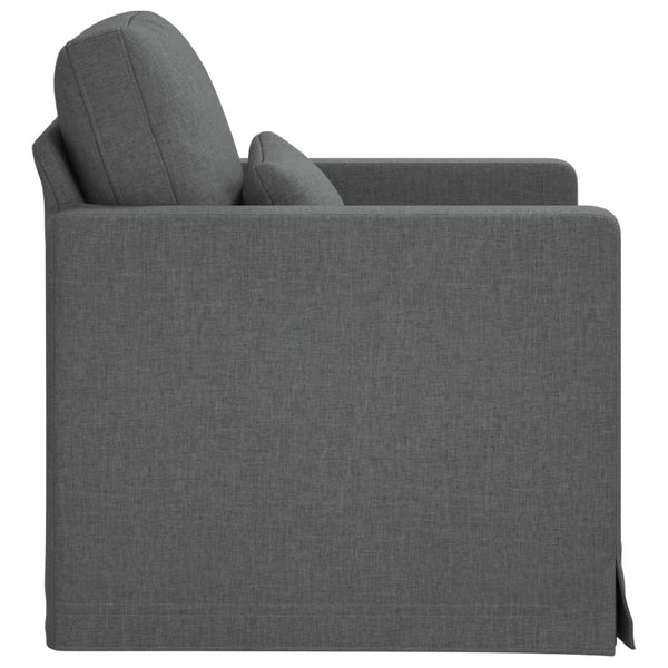 Dunkelgraues Stoffsofa 78x78x80cm
