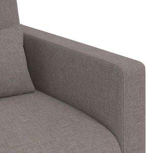 Taupe Sofa Stoff 78x78x80cm