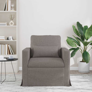 Taupe Sofa Stoff 78x78x80cm