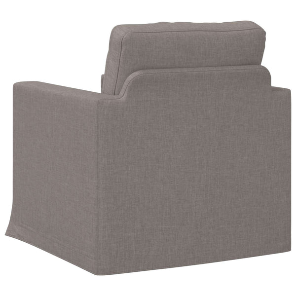 Taupe Sofa Stoff 78x78x80cm