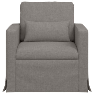 Taupe Sofa Stoff 78x78x80cm