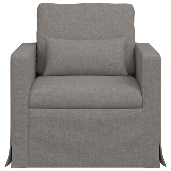Taupe Sofa Stoff 78x78x80cm