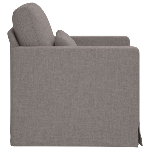 Taupe Sofa Stoff 78x78x80cm