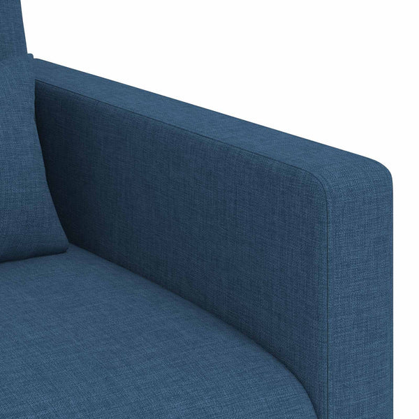 Blaues Stoffsofa 78x78x80 cm
