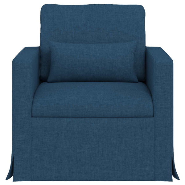 Blaues Stoffsofa 78x78x80 cm