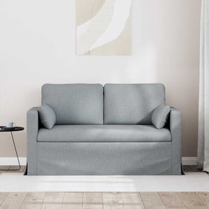 Hellgraues Stoffsofa 139 cm