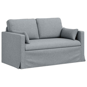 Hellgraues Stoffsofa 139 cm