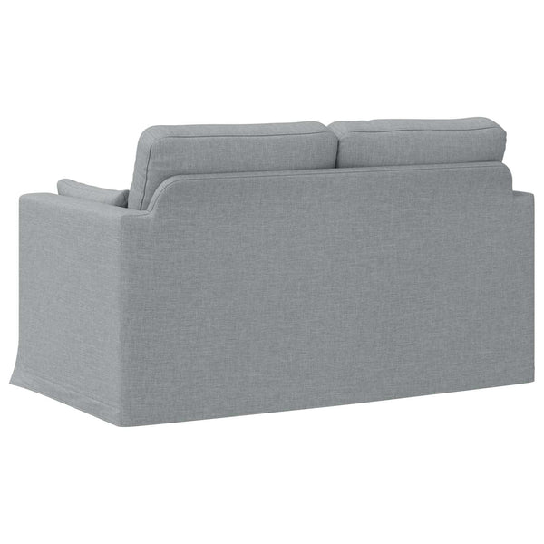 Hellgraues Stoffsofa 139 cm