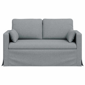Hellgraues Stoffsofa 139 cm