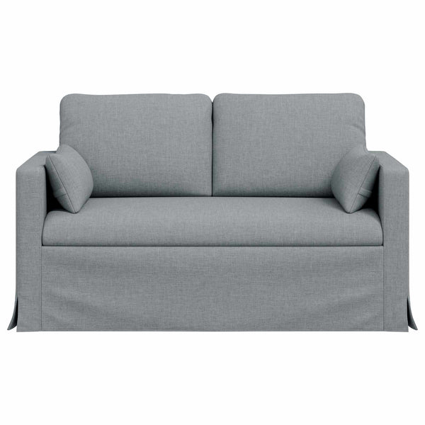 Hellgraues Stoffsofa 139 cm