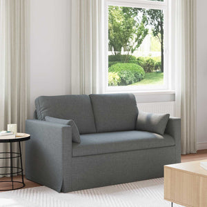 Dunkelgraues Stoffsofa 139 cm