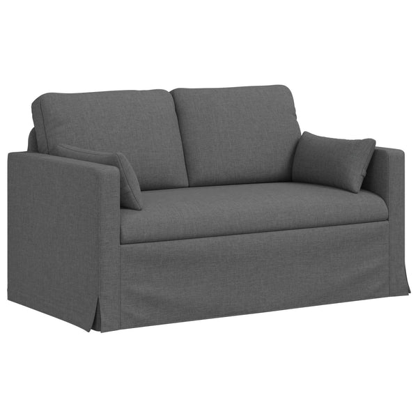 Dunkelgraues Stoffsofa 139 cm