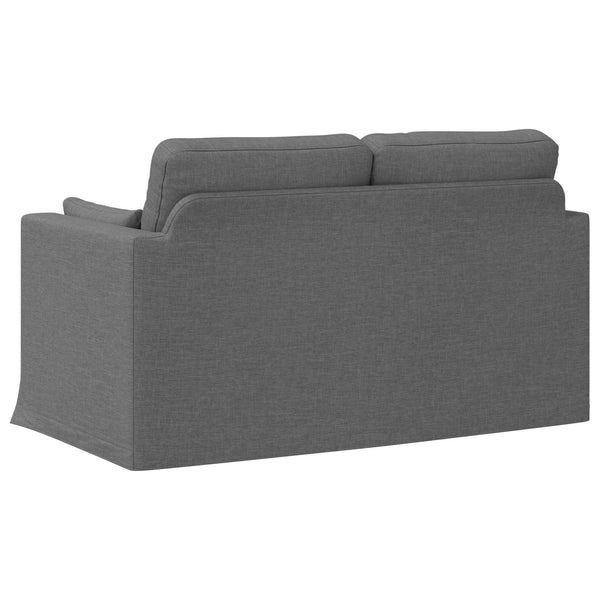 Dunkelgraues Stoffsofa 139 cm