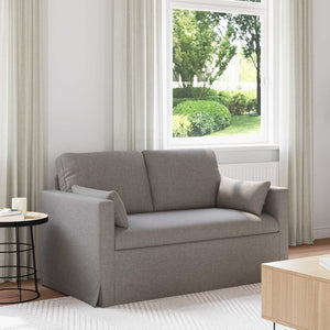 Taupe Stoff Sofa 139 cm