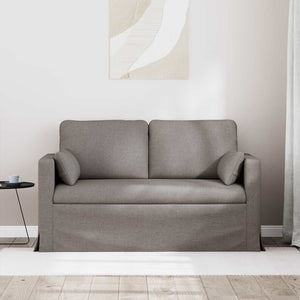 Taupe Stoff Sofa 139 cm